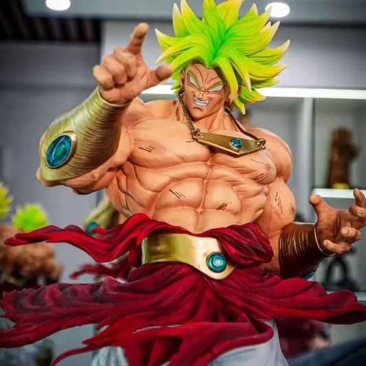 Ck&Jt Statue Dragon Ball Z Broly Figure Ssj3 Broly Super Saiyan PVC Action Figures 50Cm/19.69Inch Collection Mode Toys Gifts