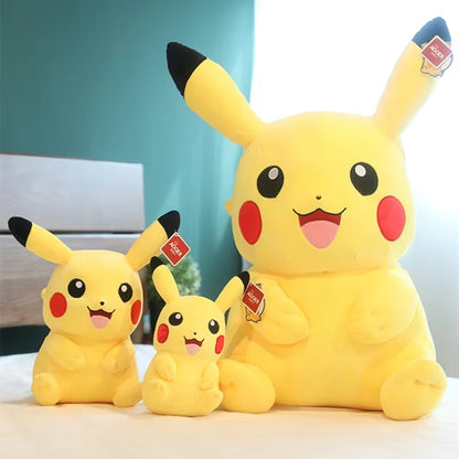 Big Size Pikachu Plushies Doll Anime Pokemon Kawaii Pikachu Stuffed Plush Toys Soft High Quality Fill Xmas Gifts for Children