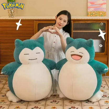 30/45/60CM Big Size Pokémon Cute Snorlax Plush Toy Cartoon Anime Plushies Peluche Home Decor Sleeping Pillow Children Toy Gift