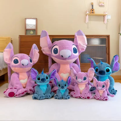 80Cm Large Size Disney Lilo & Stitch Soft Stuffed Plush Toy Cute Stitch Doll Kawaii Room Decor Pillow Dolls Girls Kids Xmas Gift