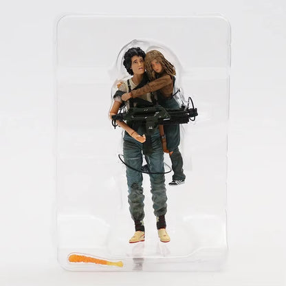 NECA Aliens Ellen Ripley Rescuing Newt Deluxe 7In Action Figure Set