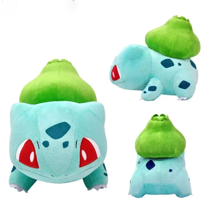 Anime Bulbasaur Stuffed Doll Toy Big Size Elf Pokemon Plush Kawaii Pikachu Doll Pillow Gifts for Children Christmas Baby Gift