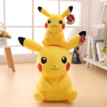 Big Size Pikachu Plushies Doll Anime Pokemon Kawaii Pikachu Stuffed Plush Toys Soft High Quality Fill Xmas Gifts for Children