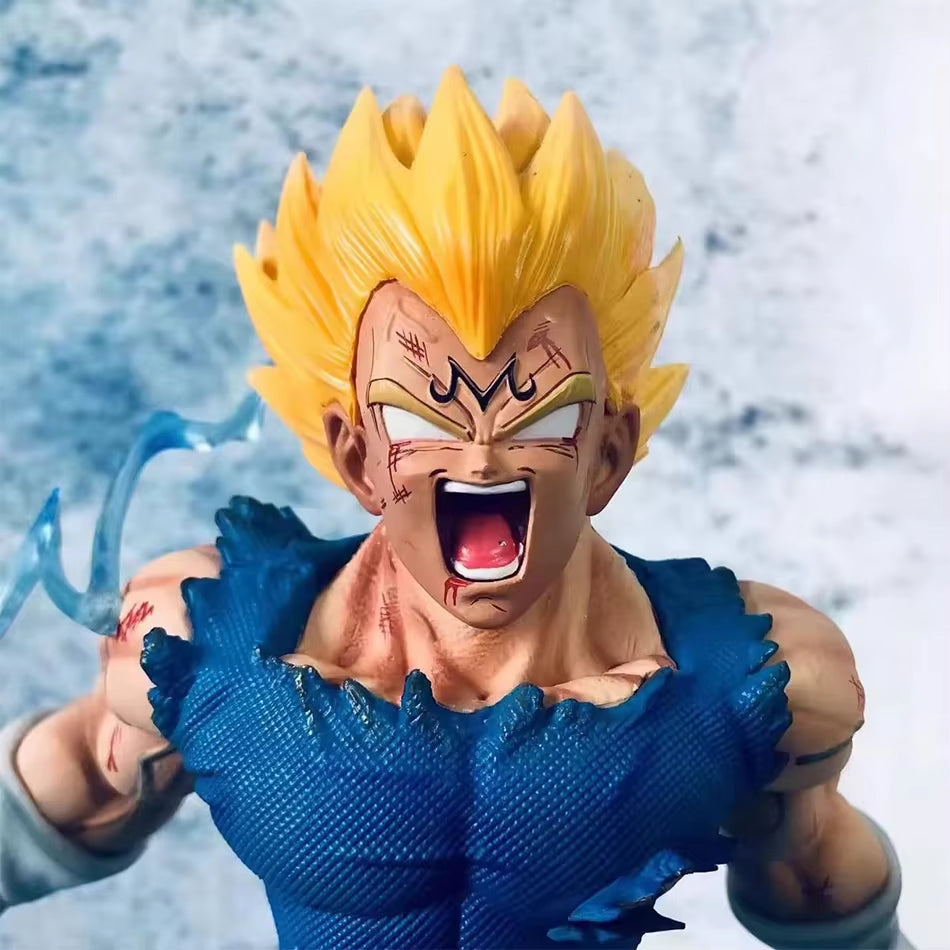 HOT 28Cm Dragon Ball Z GK Figure MAXIMATIC the Vegeta Super Saiyan Son Majin Vegeta Self-Destuct Vegeta Figure Toys Model Gift