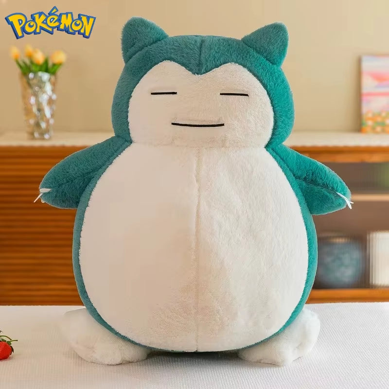 30/45/60CM Big Size Pokémon Cute Snorlax Plush Toy Cartoon Anime Plushies Peluche Home Decor Sleeping Pillow Children Toy Gift