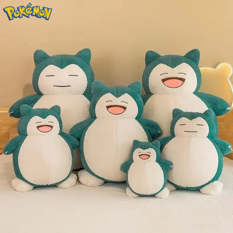 30/45/60CM Big Size Pokémon Cute Snorlax Plush Toy Cartoon Anime Plushies Peluche Home Decor Sleeping Pillow Children Toy Gift
