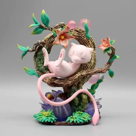 New 15Cm Pokemon Mewtwo Anime Figure Gk Cute Mew Luminescent Manga Statue Pvc Action Figurine Collectible Model Toy Gift