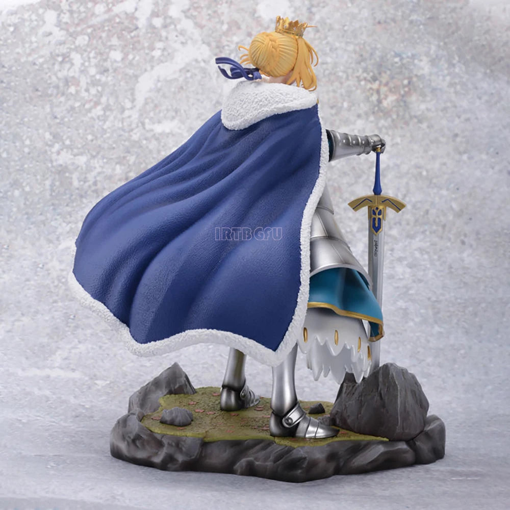 27Cm Fate/Stay Night Altria Pendragon Deluxe Edition FGO 1/7 Japanese Anime PVC Action Figure Toy Game Collectible Model Doll