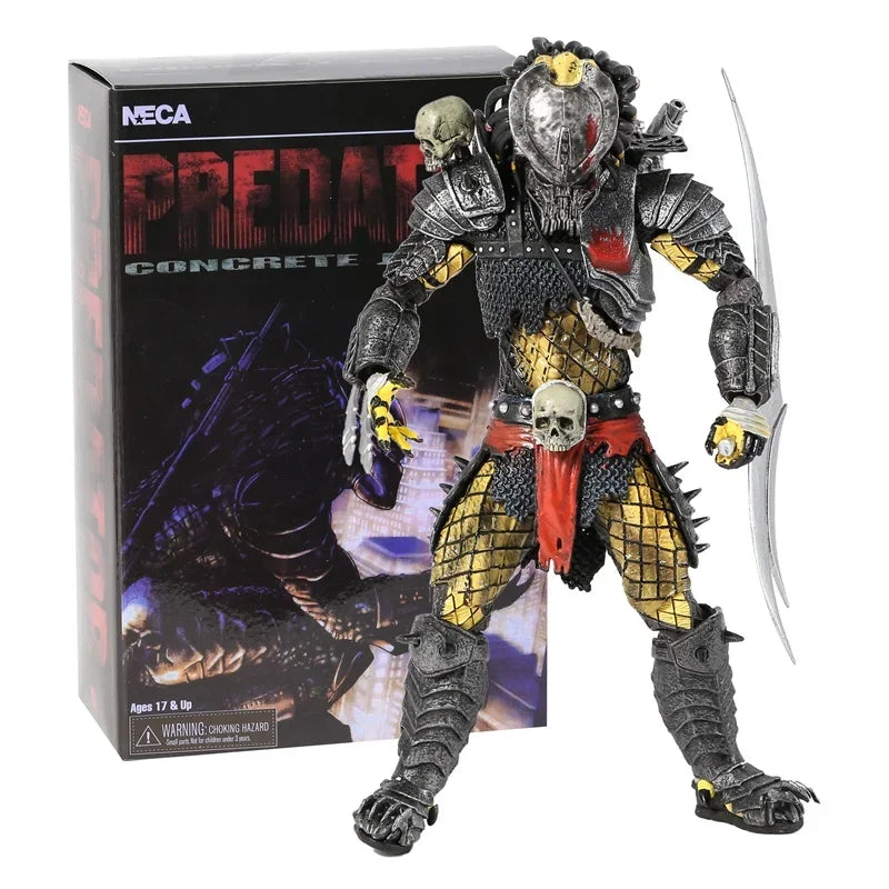 Predator Scarface 22cm – Figurine NECA Ultimate PVC Concrete Jungle