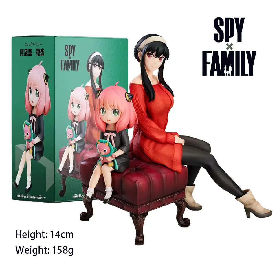 15CM Anime Figure SPY×FAMILY Anya Alstreim Yor Forger Action Figure PVC Table Decoration Figure Model Toy Gift for Children