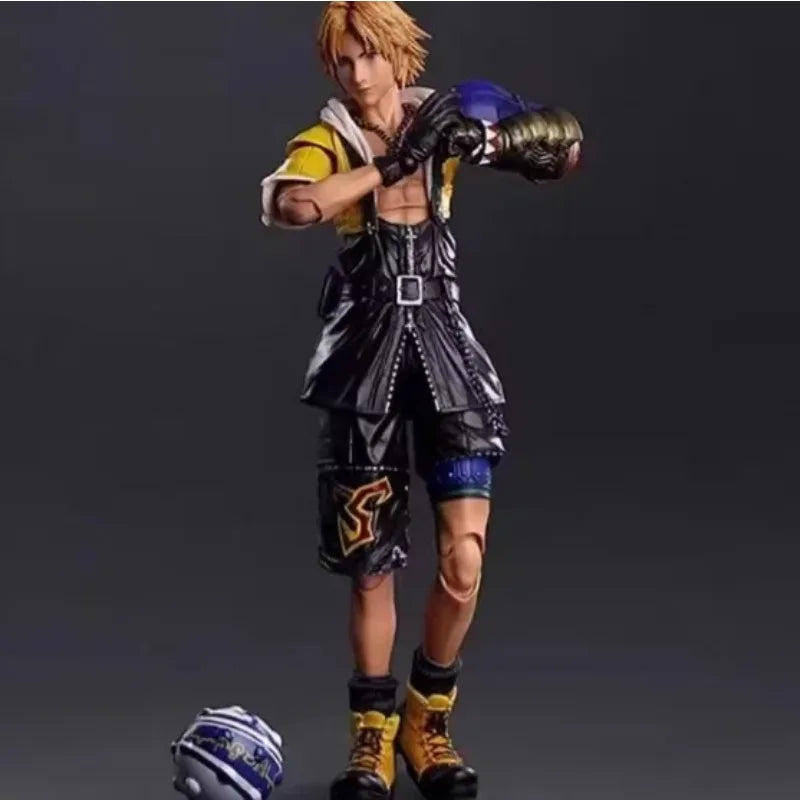 25CM NEW Anime Play Arts TIDUS Final Fantasy X Pvc Action Figure Collection Desk Decor Model Toys Doll Kids Birthday Gift