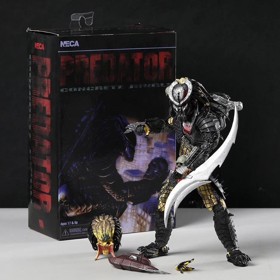 Predator Scarface 22cm – Figurine NECA Ultimate PVC Concrete Jungle