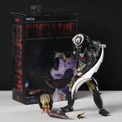 Predator Scarface 22cm – Figurine NECA Ultimate PVC Concrete Jungle
