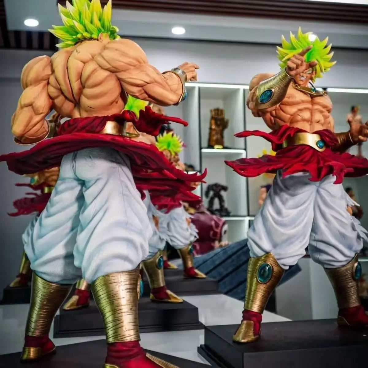 Ck&Jt Statue Dragon Ball Z Broly Figure Ssj3 Broly Super Saiyan PVC Action Figures 50Cm/19.69Inch Collection Mode Toys Gifts