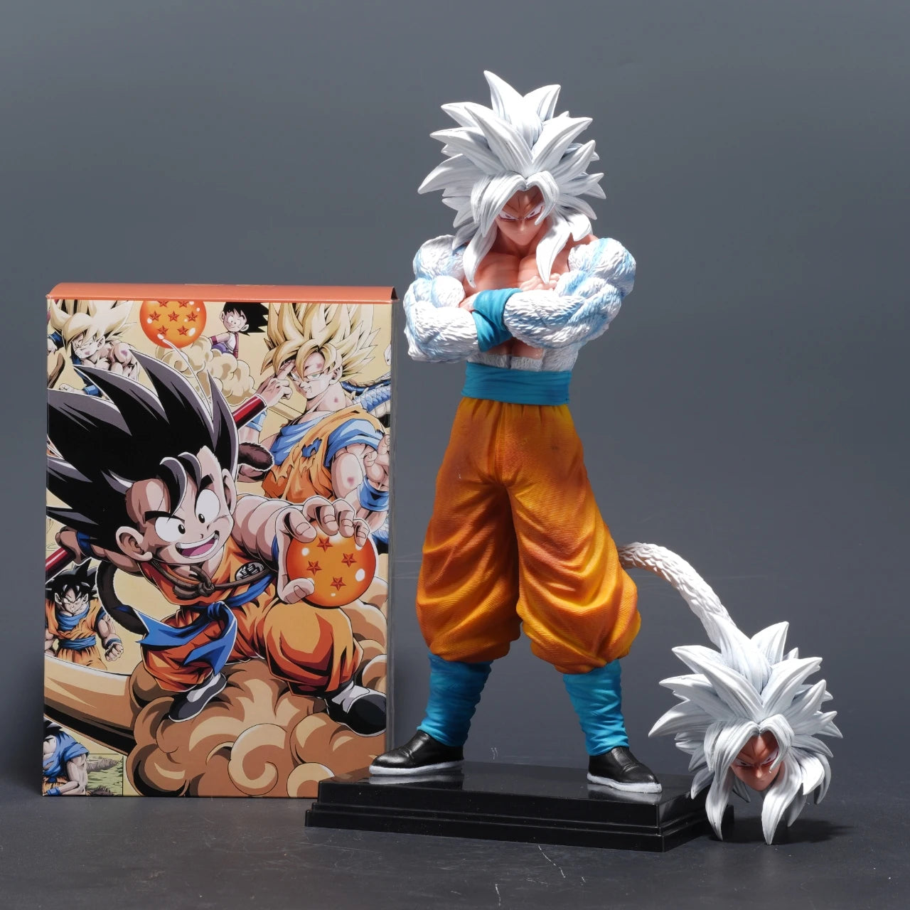 32Cm/12.6Inch Dragon Ball Super Saiyan 4 Goku Figure Son Goku Action Figures Pvc Statue Collection Model Toys Gifts