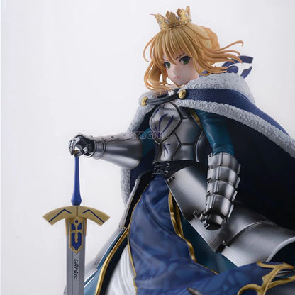 27Cm Fate/Stay Night Altria Pendragon Deluxe Edition FGO 1/7 Japanese Anime PVC Action Figure Toy Game Collectible Model Doll