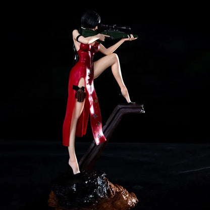 Cute Beauty Ornaments 34Cm Resident Evil Ada Wong PVC Action Figure Biohazard Anime Figure Model Toys Doll Collection Brand New