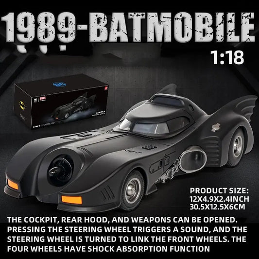 Batmobile 1989 Die-Cast échelle 1:18 – vue latérale