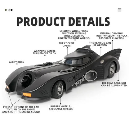 Batmobile 1989 – voiture miniature 1:18 avec figurine