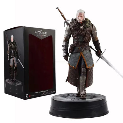 24Cm 3: Wild Hunt Geralt of Rivia Action Figure Toys Game Figurinepvc Collection Model Ornaments Gift for Children
