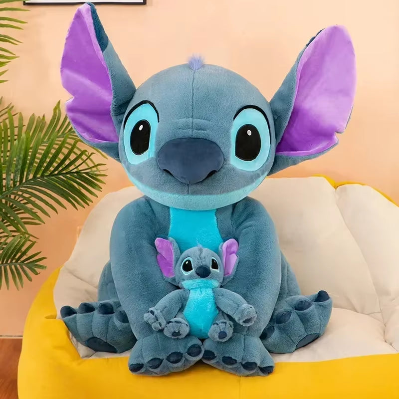 80Cm Large Size Disney Lilo & Stitch Soft Stuffed Plush Toy Cute Stitch Doll Kawaii Room Decor Pillow Dolls Girls Kids Xmas Gift