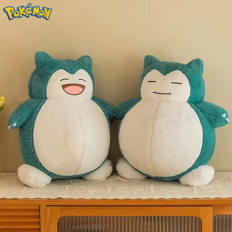 30/45/60CM Big Size Pokémon Cute Snorlax Plush Toy Cartoon Anime Plushies Peluche Home Decor Sleeping Pillow Children Toy Gift