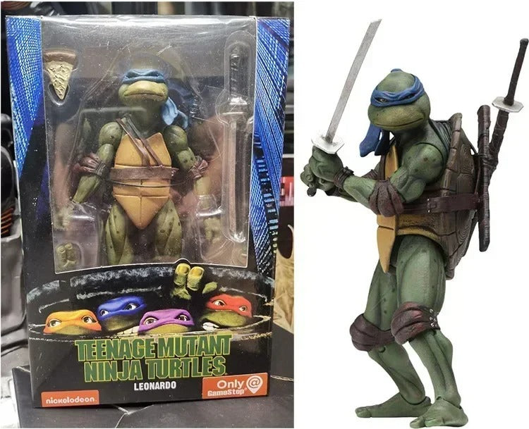 Figurines Tortues Ninja TMNT – 18 cm – Michelangelo Leonardo Raphael Donatello