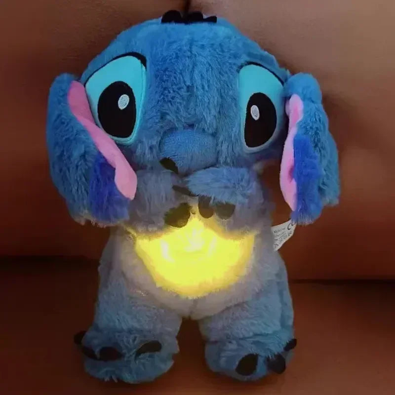 Stitch respirant avec 4 modes – Peluche musicale et lumineuse pour enfants
