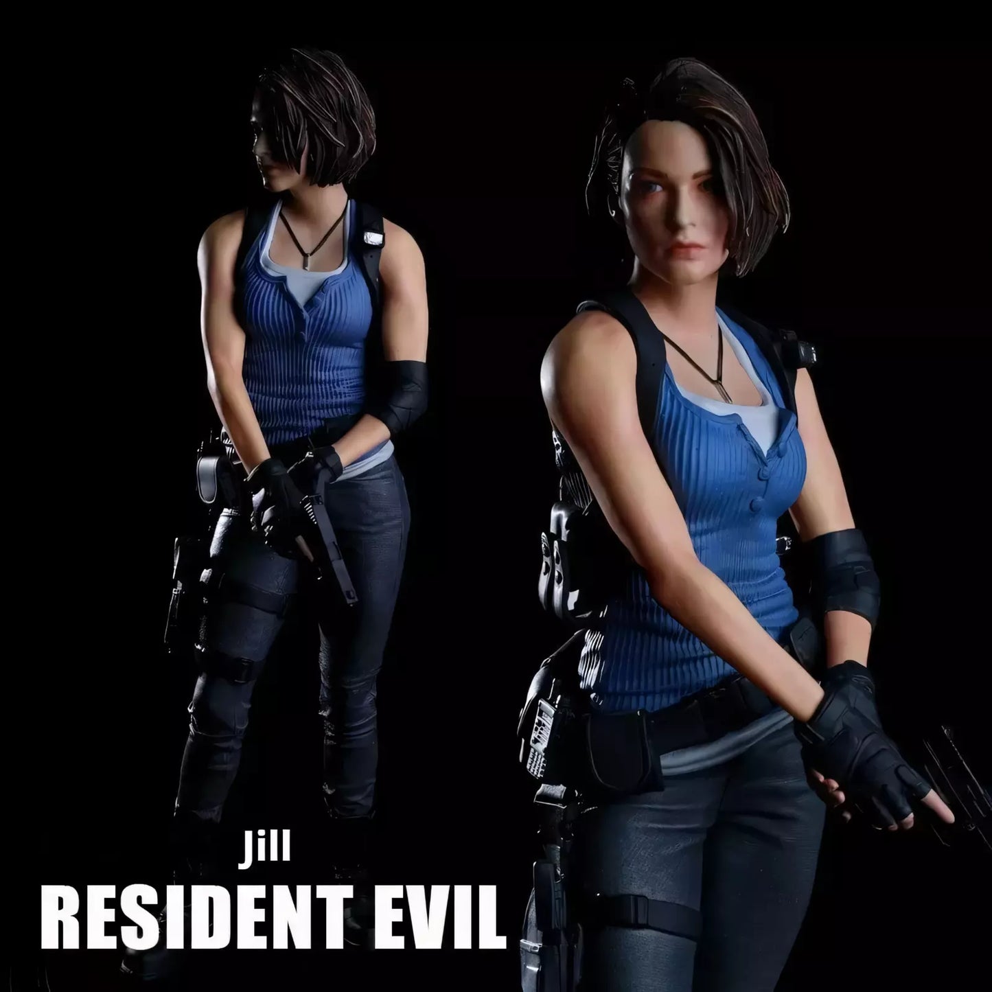 Jill Valentine 30cm – Figurine Resident Evil 3 Remake Édition Limitée