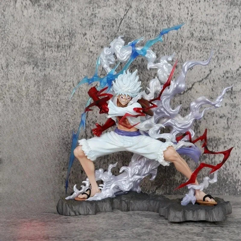 Figurine Luffy Gear 5 One Piece – 25 cm – Statue PVC Collection Anime