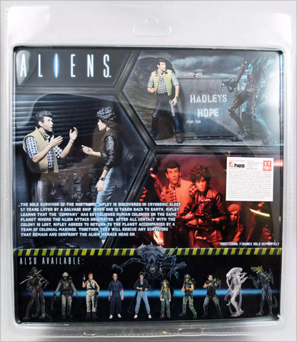 Figurines NECA Alien Hadley’s Hope – Carter J. Burke & Xenomorph Warrior – 7”